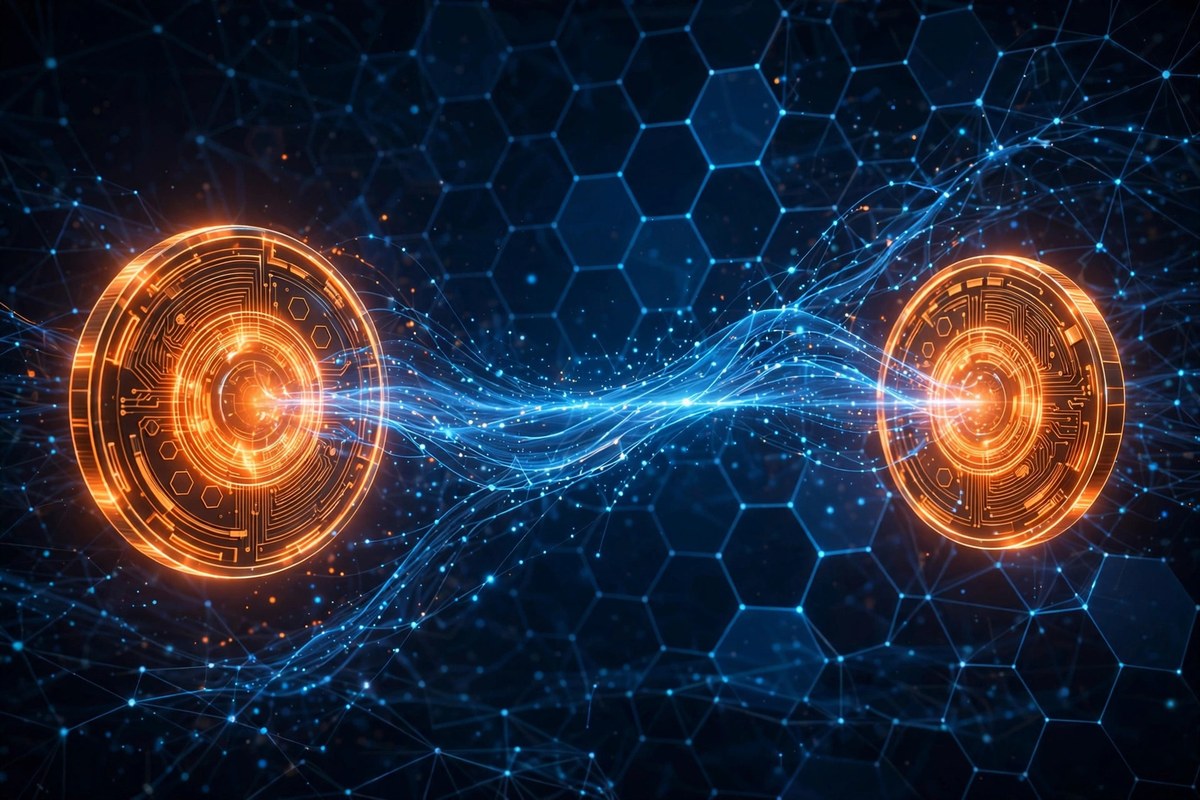 Illustration of cross-chain decentralized trading between privacy coins