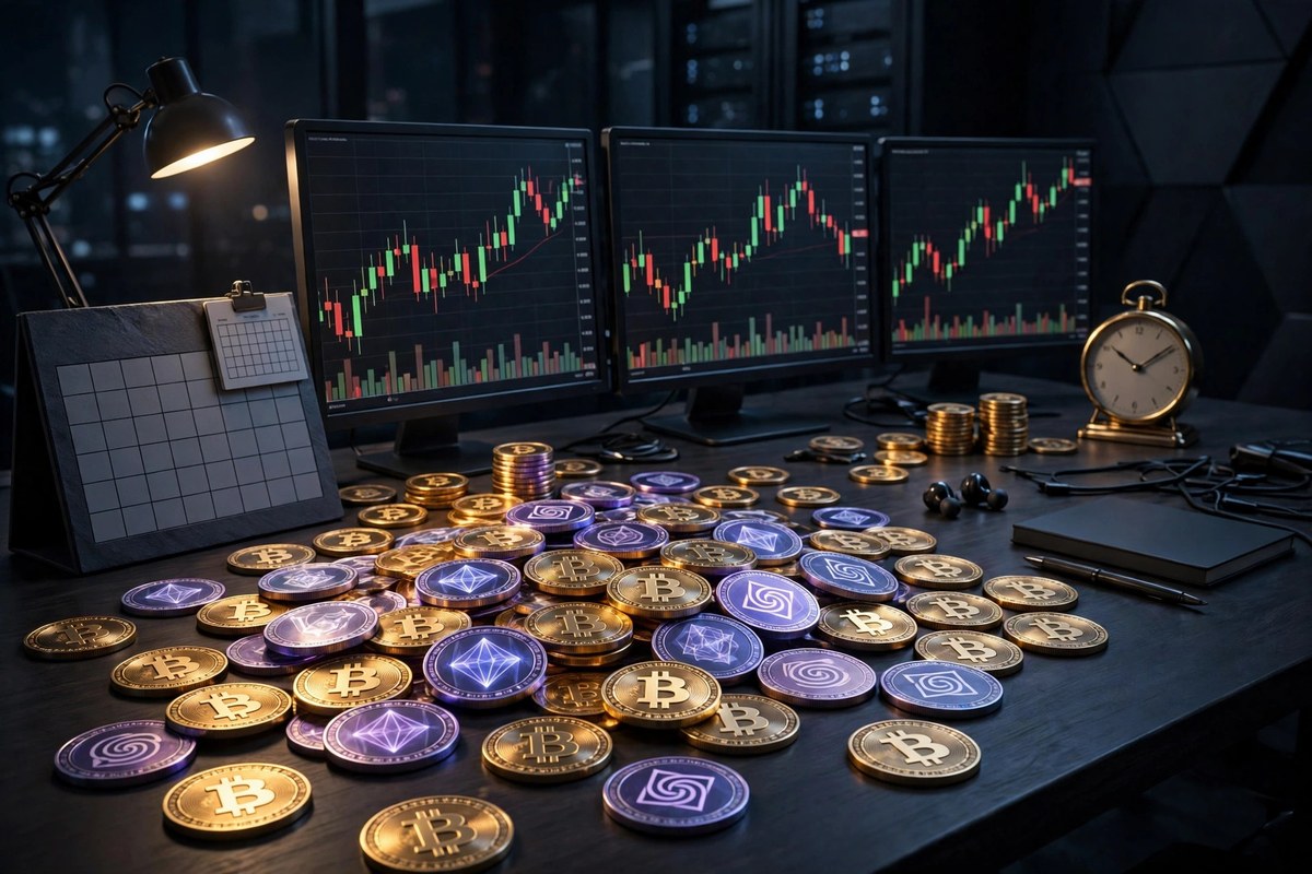 Crypto market unlock calendar analysis