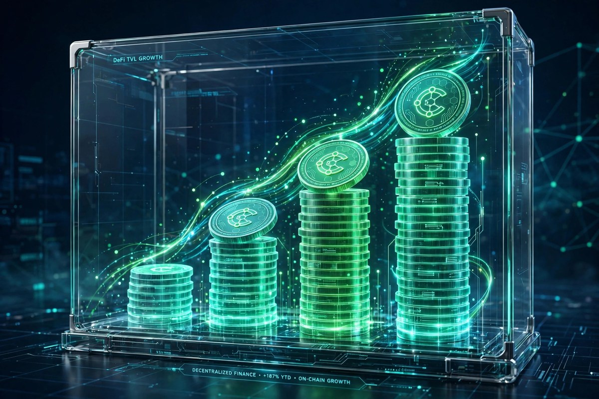DeFi lending vault growth: deposits climbing from $4 billion to $10 billion