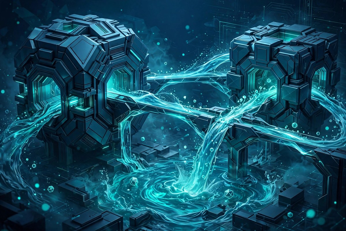 DeFi liquidity pool visualization