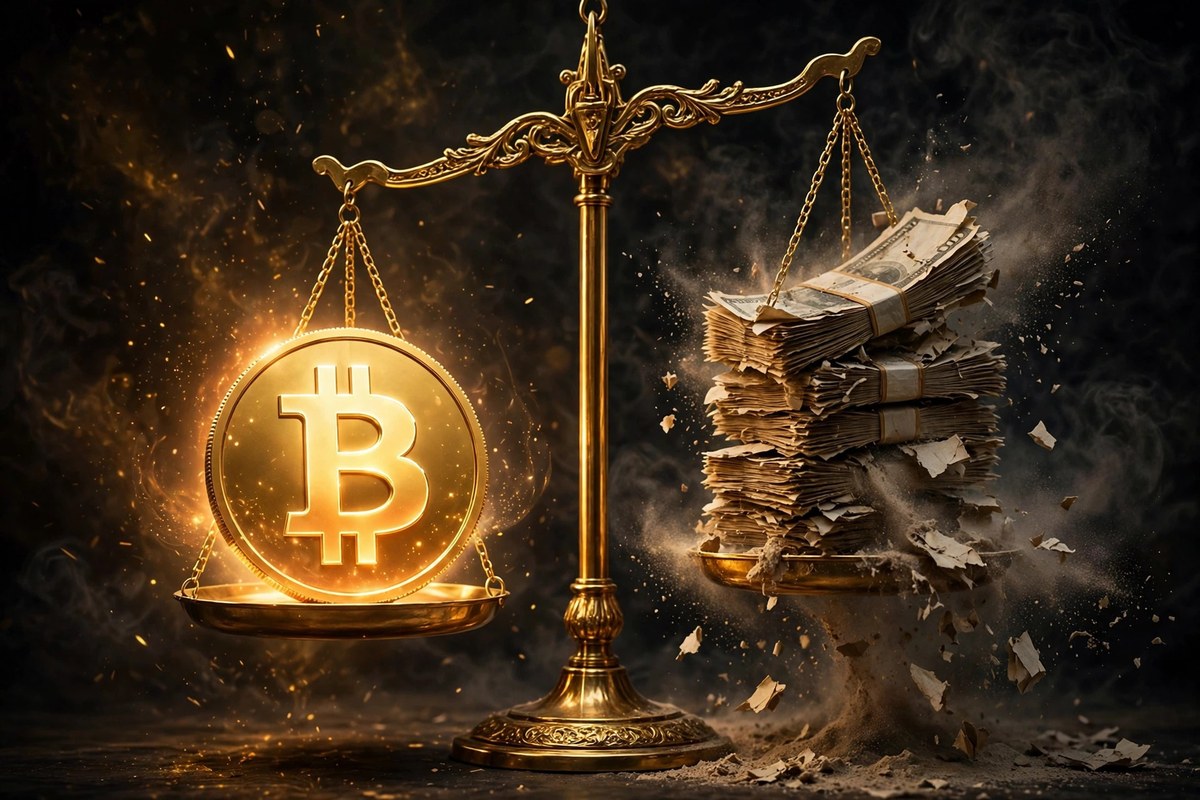 Bitcoin versus currency debasement, the store-of-value trade