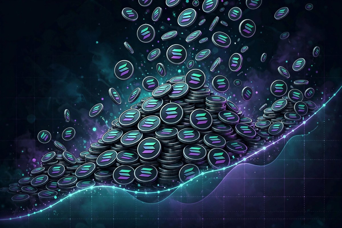 Solana staking rewards compounding over time